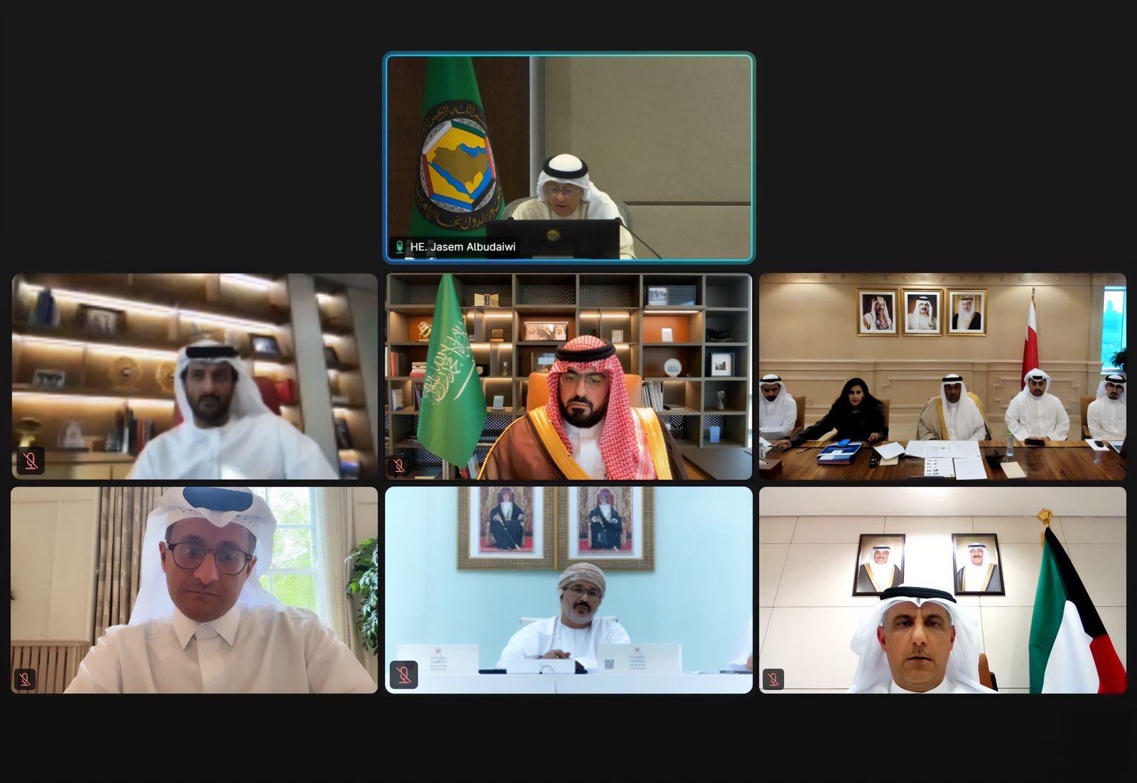 HE Faisal F. Alibrahim at the 8th Extraordinary GCC Economic and  Development Affairs Committee